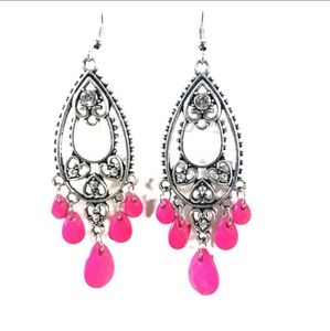 Tiered Silver earrings